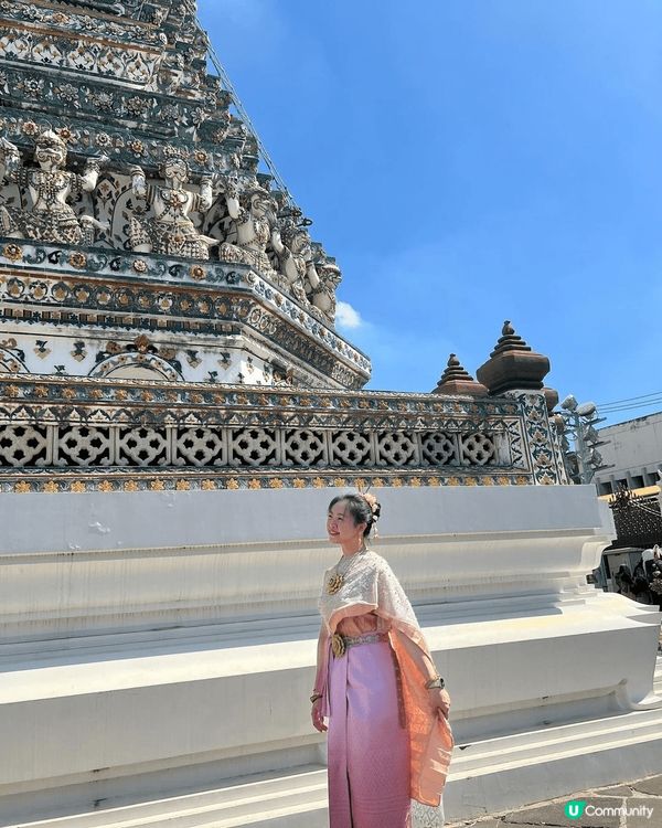 鄭王廟影相好靚，扮?半日泰國公主先！大家都會租泰服著，有好多...