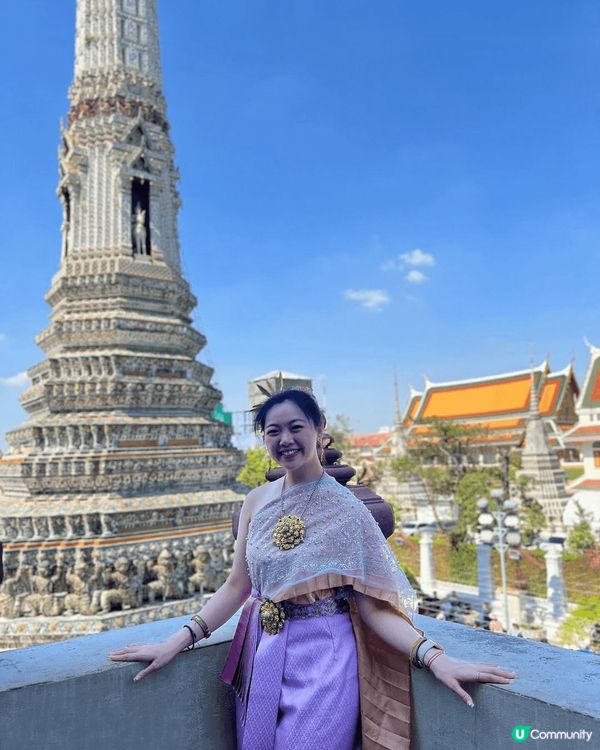 鄭王廟影相好靚，扮?半日泰國公主先！大家都會租泰服著，有好多...