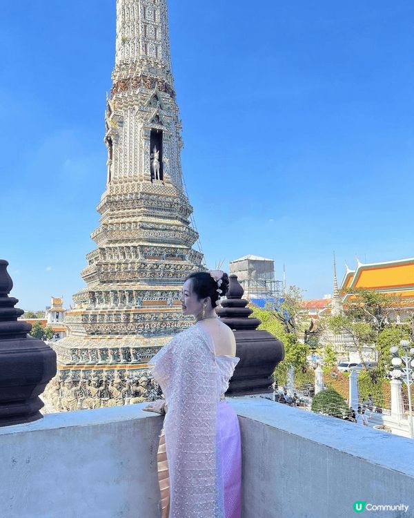 鄭王廟影相好靚，扮?半日泰國公主先！大家都會租泰服著，有好多...