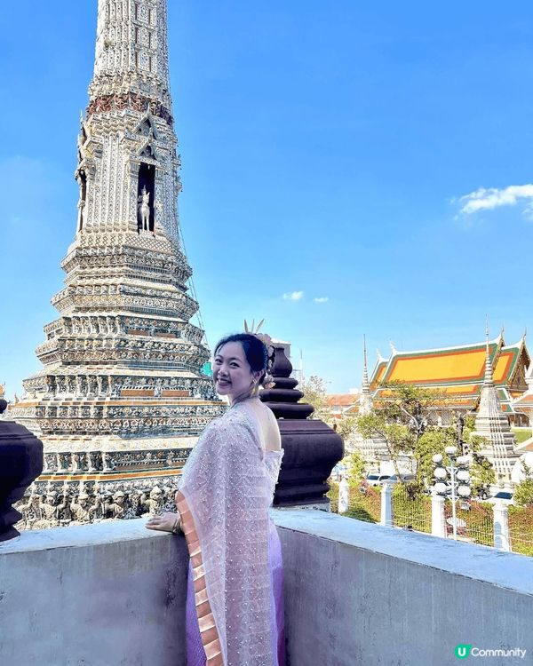 鄭王廟影相好靚，扮?半日泰國公主先！大家都會租泰服著，有好多...