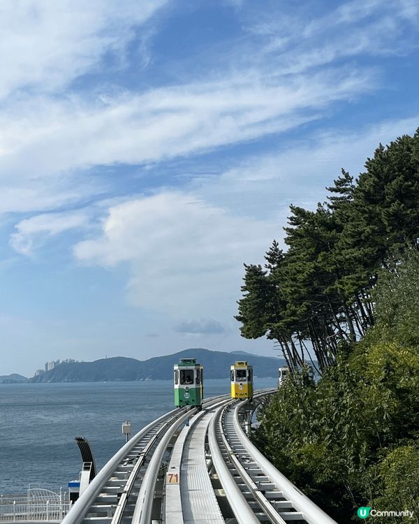 釜山海雲臺膠囊列車，是韓國最近人氣最高的景點，兩個人可以包一...