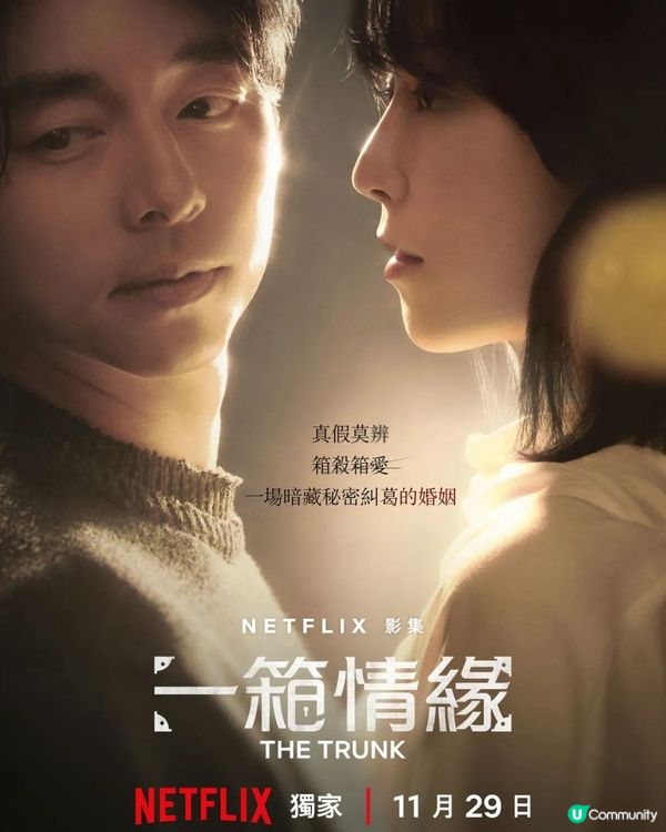 一箱情緣Netflix即將11月尾上架！孔劉徐玄振首度合作 神秘契約夫妻有內情