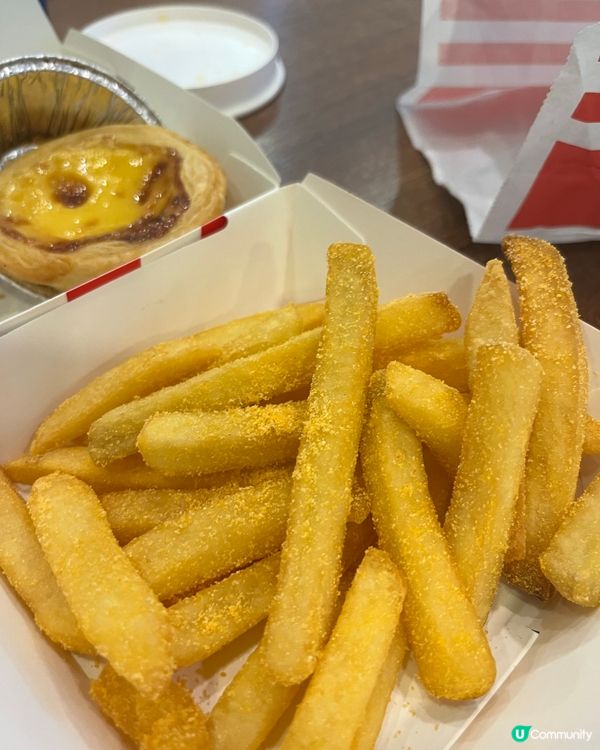 去kfc刷餐勁 原來kfc都有shake shake薯條🍟