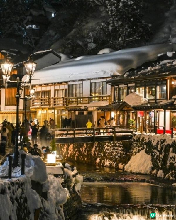 🇯🇵2024最新📫冬日最夢幻銀山溫泉💃🏽🕺🏻人流管制預約方案