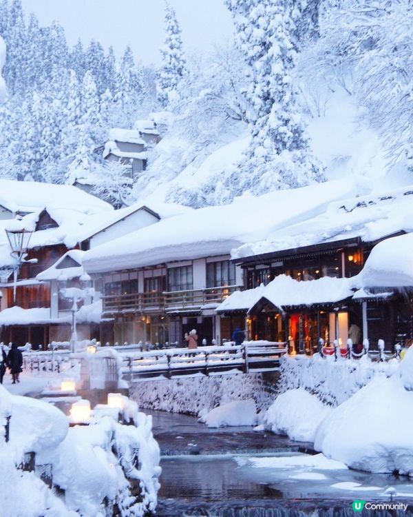 🇯🇵2024最新📫冬日最夢幻銀山溫泉💃🏽🕺🏻人流管制預約方案