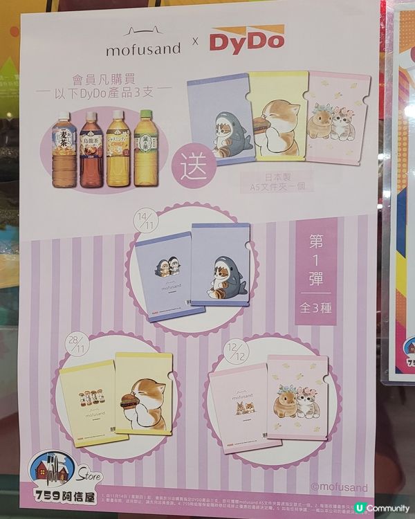 買日本茶送Mousfand A5 文件夾