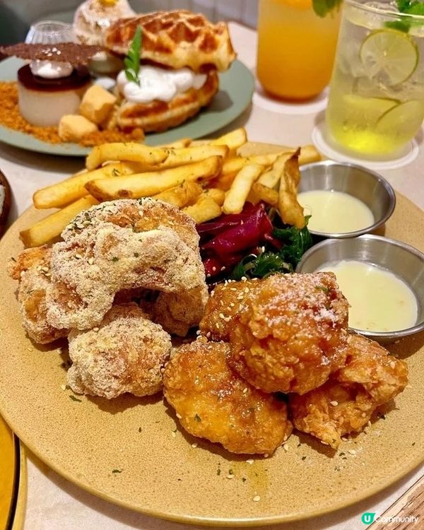 海港城韓式Cafe😉炸雞控必试