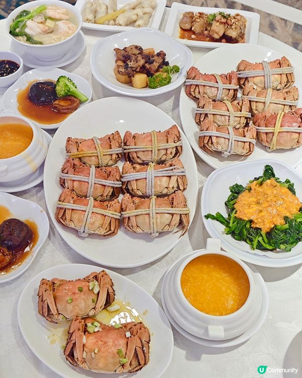 作為蟹迷💗襯住仲有大閘蟹梗係要去大吃🦀放肆一下啦😍富臨皇宮嘅...