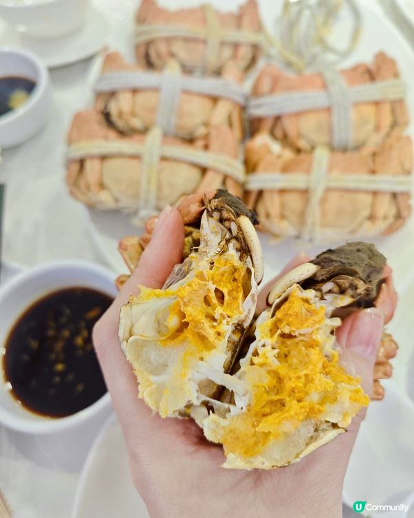 作為蟹迷💗襯住仲有大閘蟹梗係要去大吃🦀放肆一下啦😍富臨皇宮嘅...