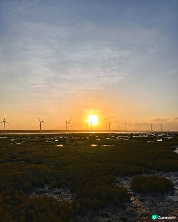 暫時看過最美的夕陽🌄