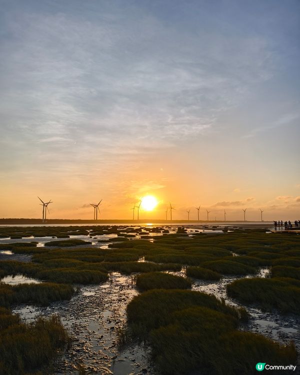 暫時看過最美的夕陽🌄
