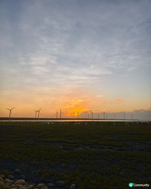 暫時看過最美的夕陽🌄