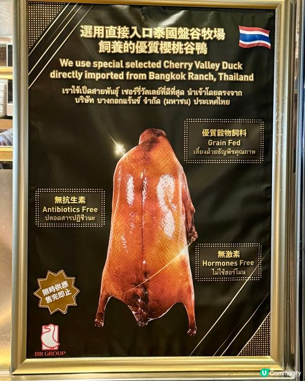 來自英國倫教嘅中菜廳 必食招牌燒鴨🔥🦆