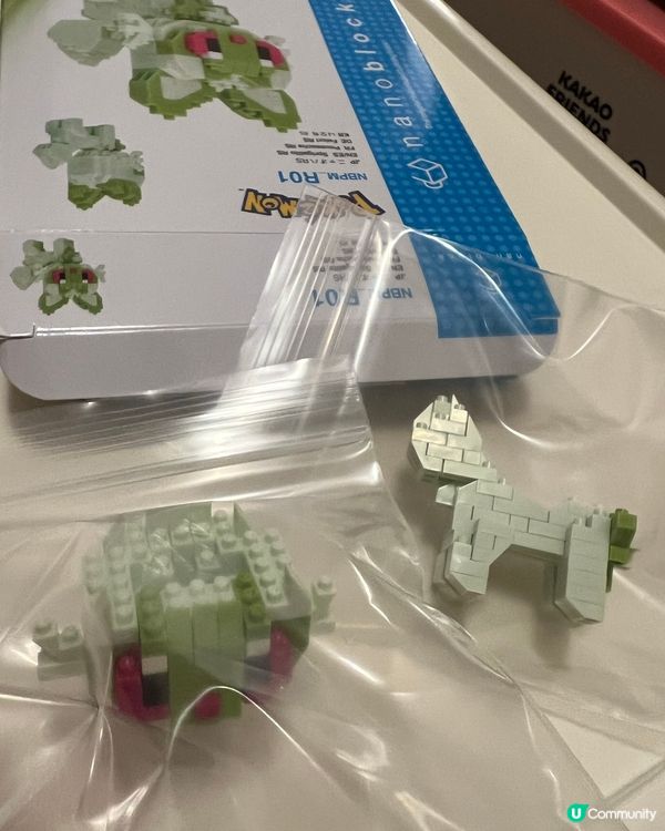 Pokemon 新葉貓😍 nanoblock 原來好難砌！