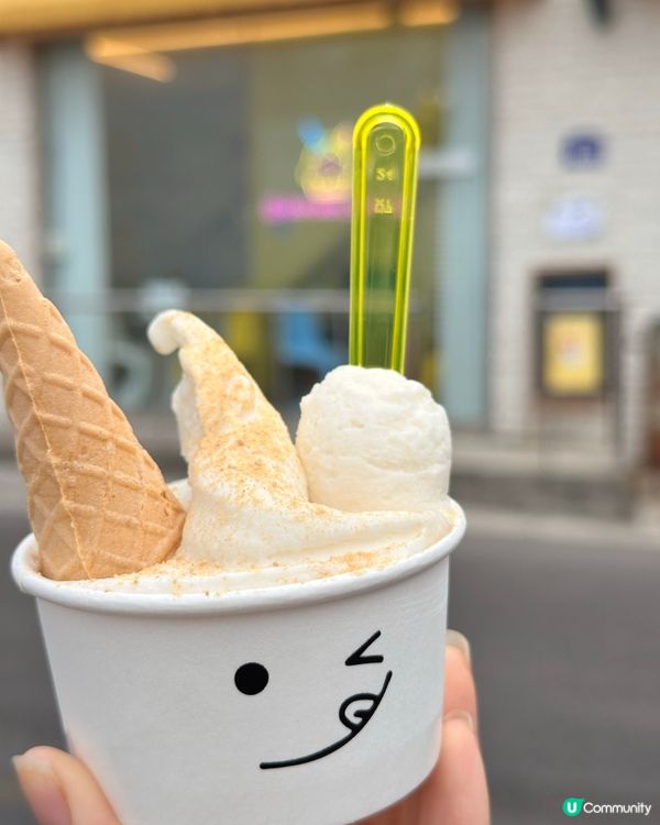 🇰🇷鬼怪韓劇拍攝場地 濃郁豆腐gelato