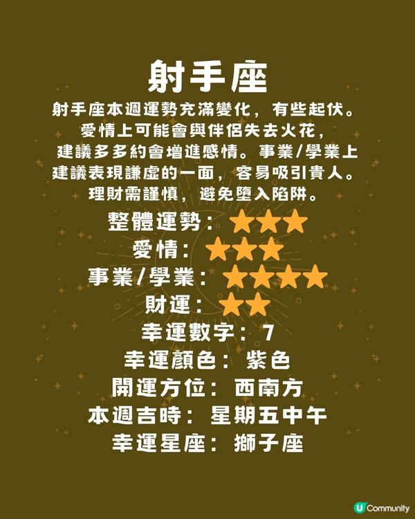 12星座運勢2024🌟本週12星座運勢（18/11-24/11）