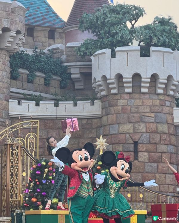 迪士尼聖誕氣氛🎄🎅🏻  米奇聖誕舞會開Show啦！
