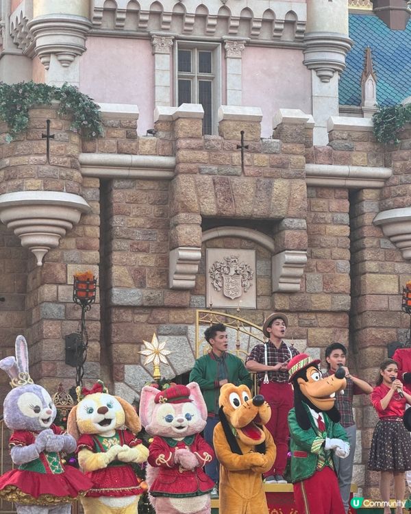 迪士尼聖誕氣氛🎄🎅🏻  米奇聖誕舞會開Show啦！