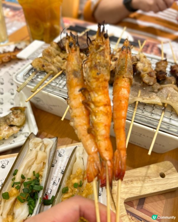 除咗串燒 💕 小野人 💕 燒海鮮都好好食 🦐🐠🍜