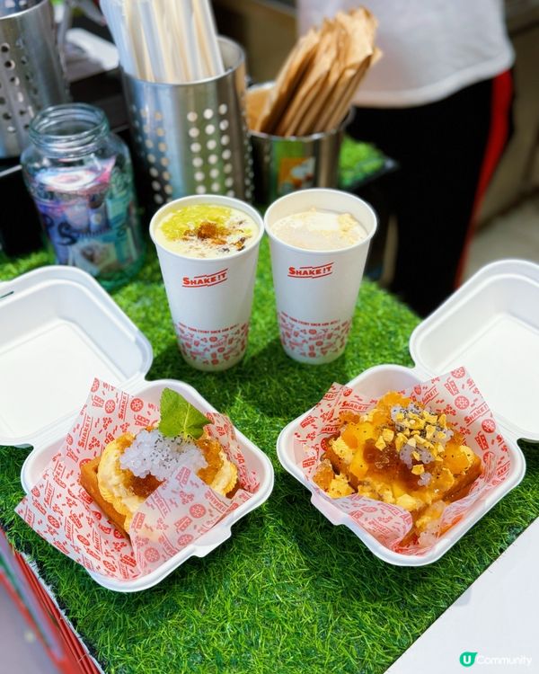 ## 旺角必試！😋 天然新鮮奶昔窩夫 🧇