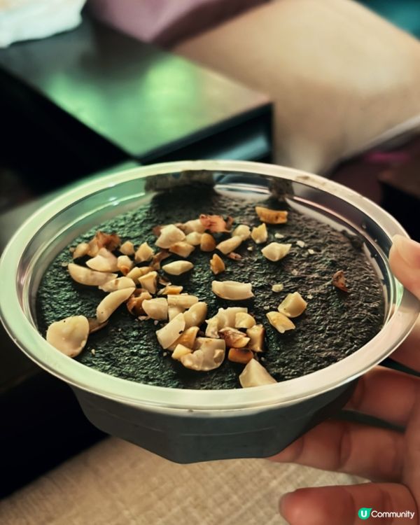 ## 自家制芝麻糊，香滑濃郁😋