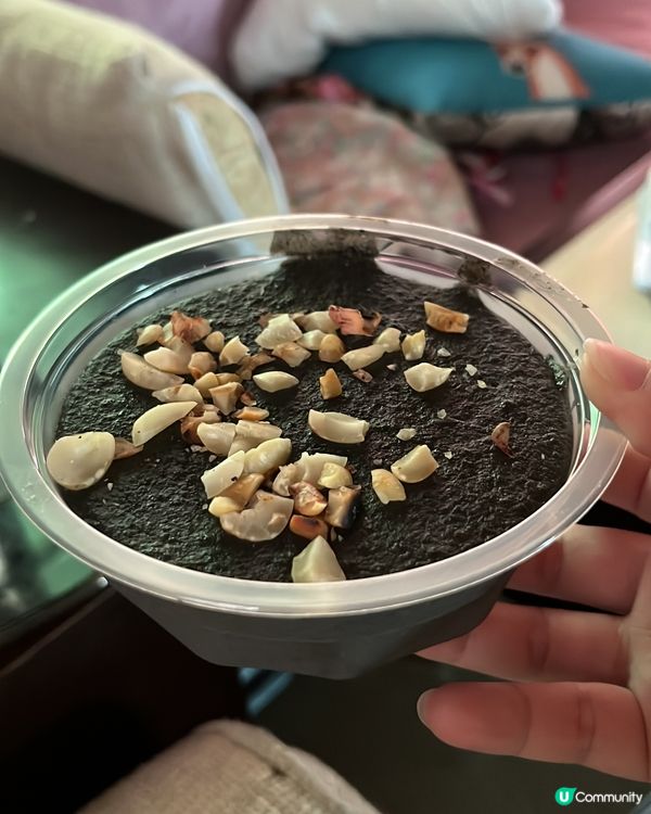 ## 自家制芝麻糊，香滑濃郁😋