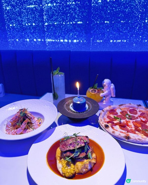 唯美星空夜景西餐廳🌌情侶閨蜜打卡首選