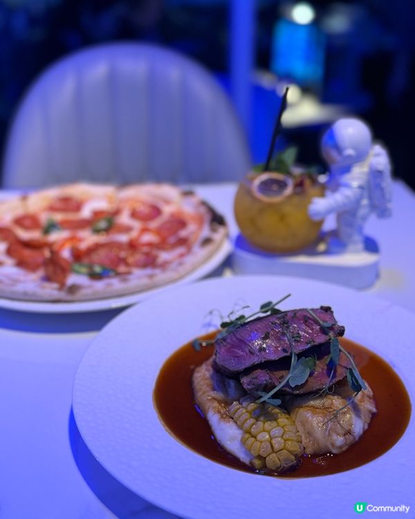 唯美星空夜景西餐廳🌌情侶閨蜜打卡首選