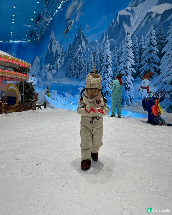 除了室內遊樂場，深圳海昌樂漫冰雪王國也是幼兒放電好去處???...