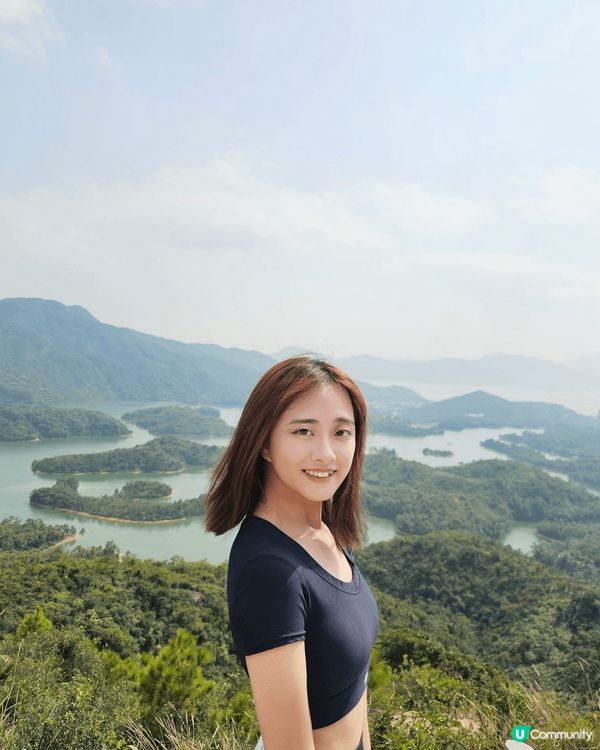 香港版千島湖，係大欖涌水塘。覺得係香港?個儲水塘?特色，沿途...