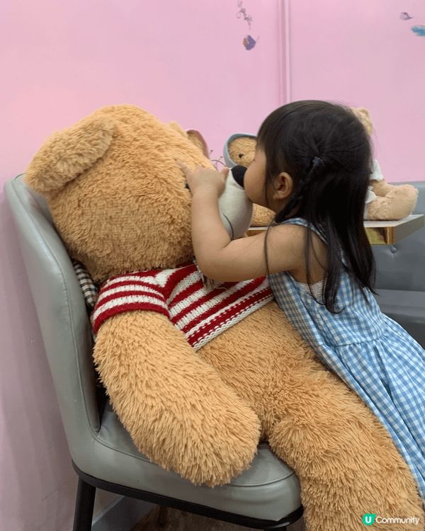 大型bear bear公仔，大人細路都咁鐘意，影相打卡一流