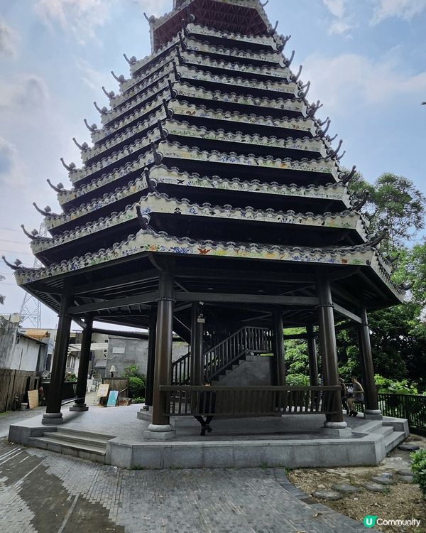 這是深圳甘坑古鎮, 有很多特色古老建築可以打卡,值得一遊