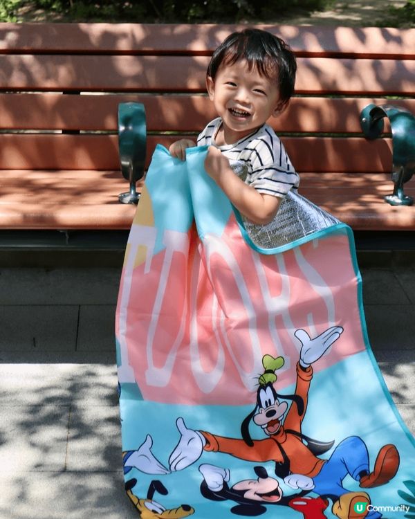 迪士尼粉絲必備好物，舒服又輕身既野餐墊