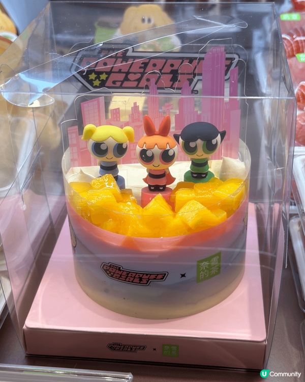 深圳的奈雪的茶店，聯乘飛天少女，產品非常可愛，蛋糕做得好精緻...