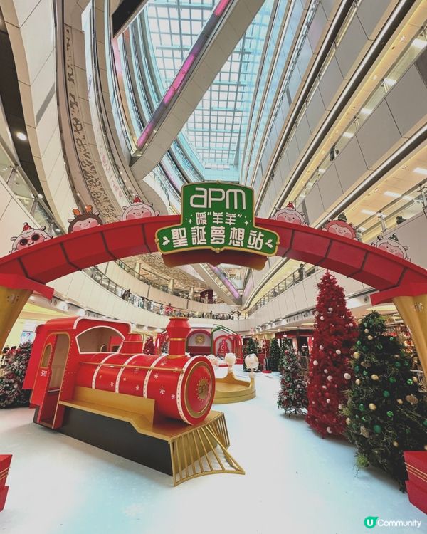 一切準備就緒,11月22起就見到觀塘APM商場聖誕新佈置,來...