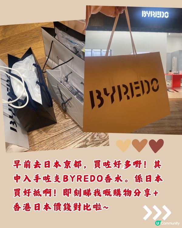 🇯🇵日本BYREDO香水購物分享🥰平近$500‼️仲有限量版🌟