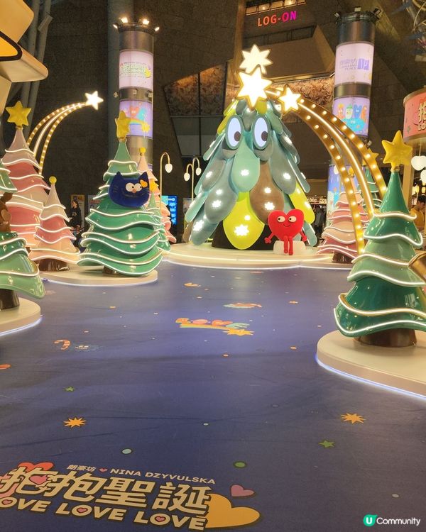 朗豪坊🩷 NINA DZYVULSK抱抱聖誕 