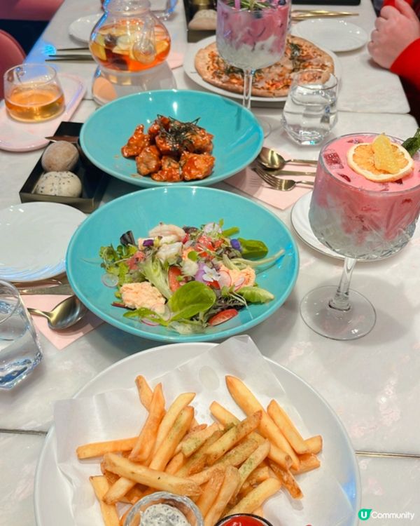 尖沙咀粉紅夢幻餐廳🌸  打卡必備！