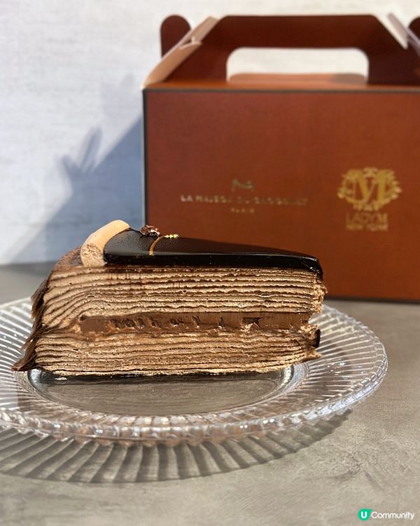 Lady M 軟心黑朱古力千層蛋糕🤎