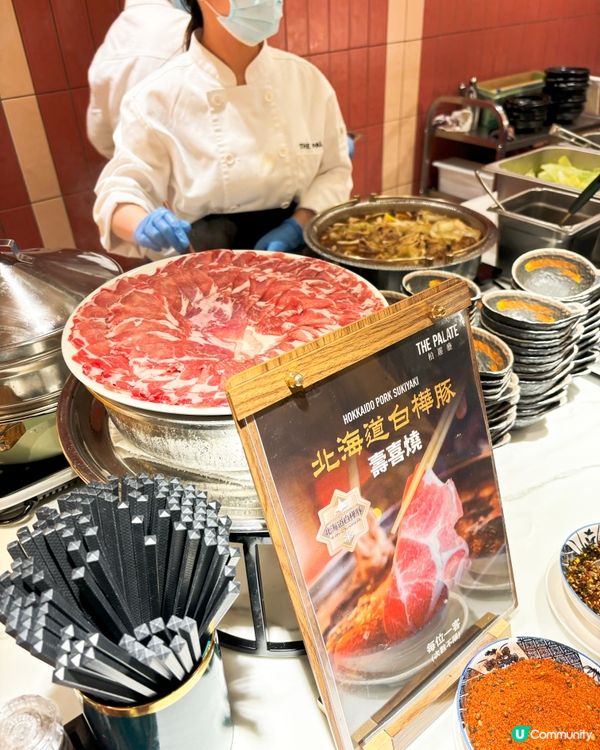 全新酒店式⾃助餐The Palate柏麗廳