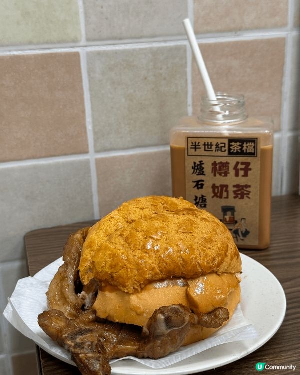 澳門必去性價比高地道茶餐廳「文記」花生醬豬扒包又香又大個，正...