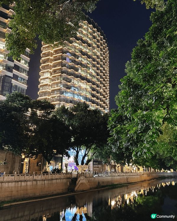 廣州獵德站，出站已經有景點可以打卡譬如睇到小蠻腰啦，又可以河...