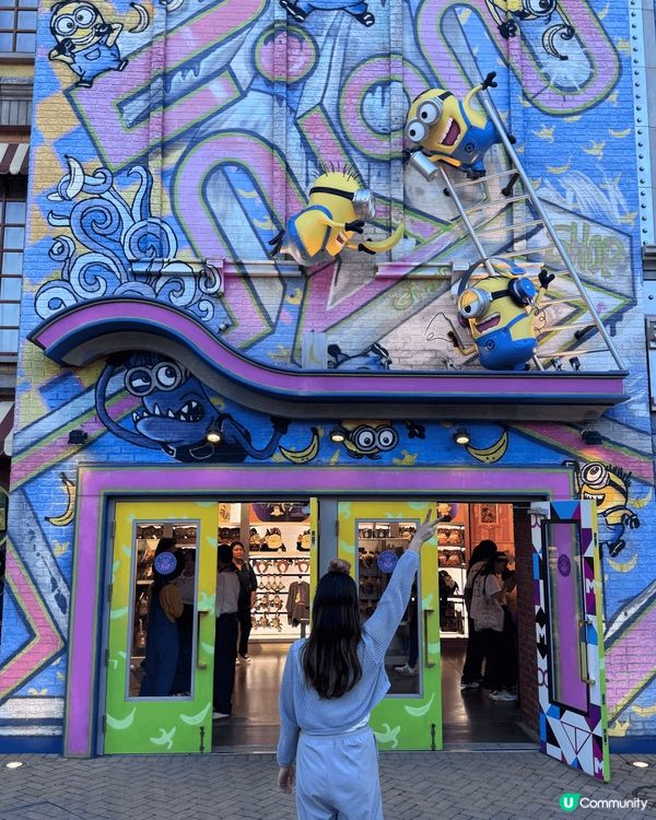 前2張是去年日本環球影城影的打卡相，最鐘意係minions的...