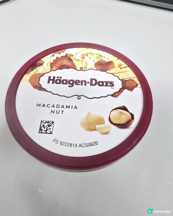 試食哈根大師夏威夷果仁雪糕