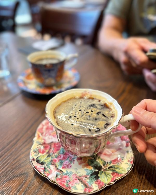 抵食下午茶 💕 HK$58 忌廉焦糖吉士布丁 + 美式咖啡