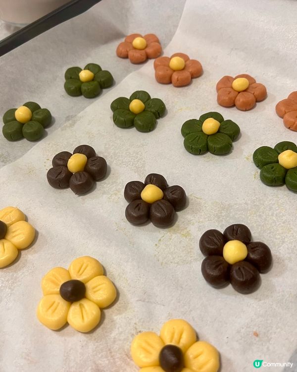 簡單超可愛小花曲奇食譜🌼🌸