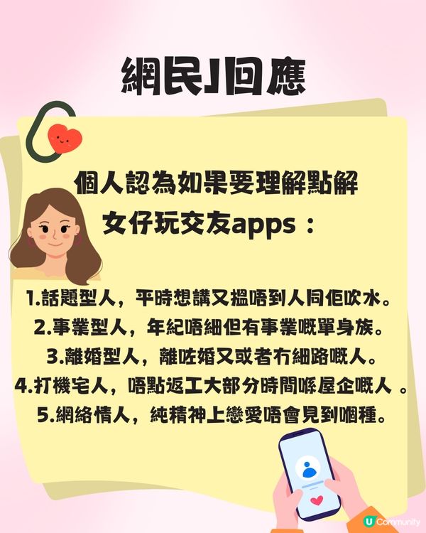 交友app好難識女仔⁉️網民列玩app女性5大特點💕男士：難過見工
