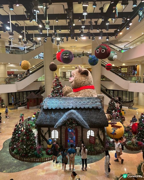 太古廣場今年整得最靚嘅聖誕佈置!節日萌獸😘