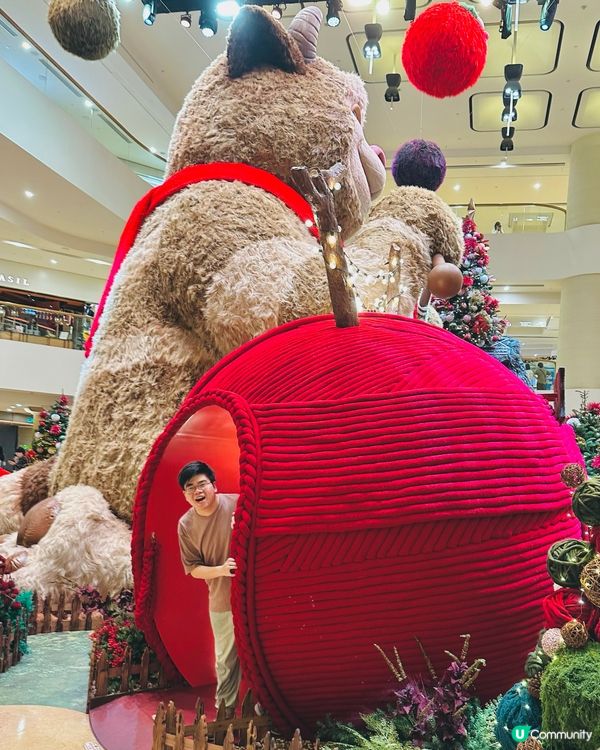 太古廣場今年整得最靚嘅聖誕佈置!節日萌獸😘