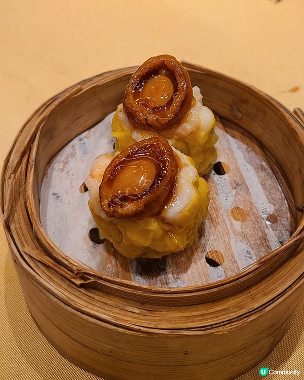 懷舊鮑魚燒賣，彈牙鮮味！😋